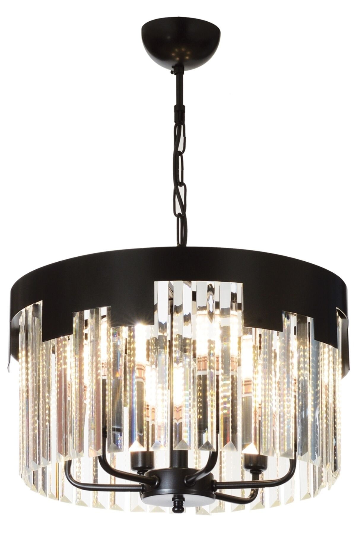Ceremony Klasik Avize E14 36W 40cm Metal Siyah Dorbien-AV-65225-BSY40