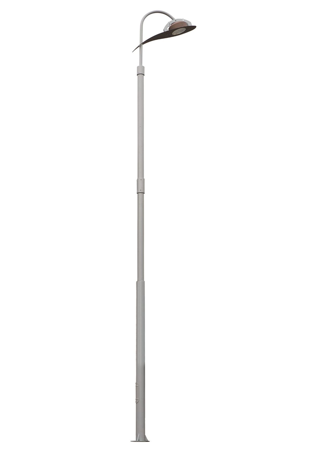 Bahçe Direkleri LED 60W 60cm Çelik Boru Gri Dorbien-BDR-68288-BBY