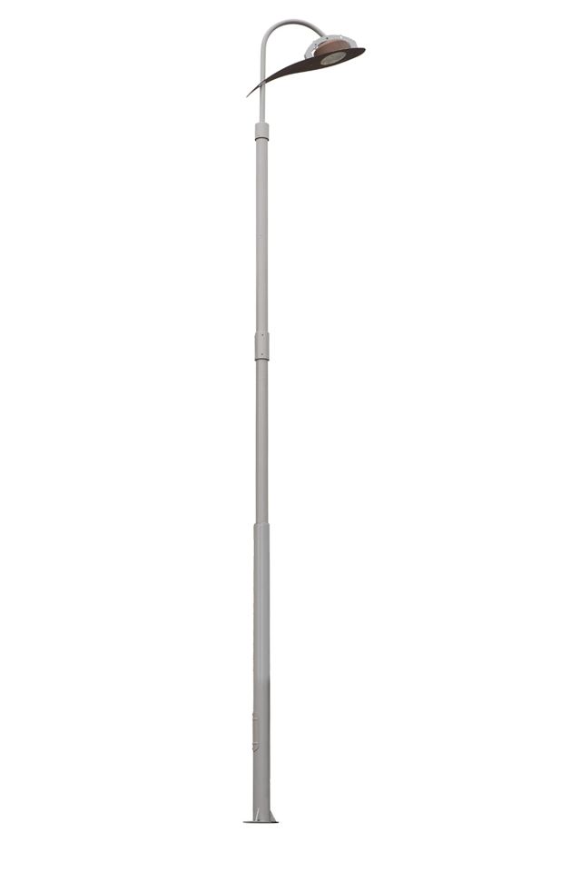 Bahçe Direkleri LED 60W 60cm Çelik Boru Gri Dorbien-BDR-68288-BBY