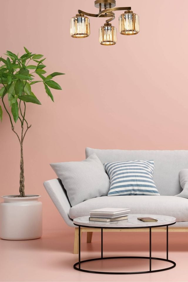 İkram Modern Avize E27 36W 58cm Metal Eskitme Dorbien-AV-65229-3E