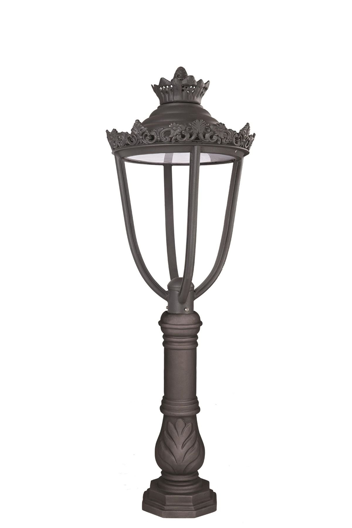Bahçe Set Üstü Aydınlatma LED 16W 50cm Çelik Boru Siyah Dorbien-BSU-68215-BSY-LED