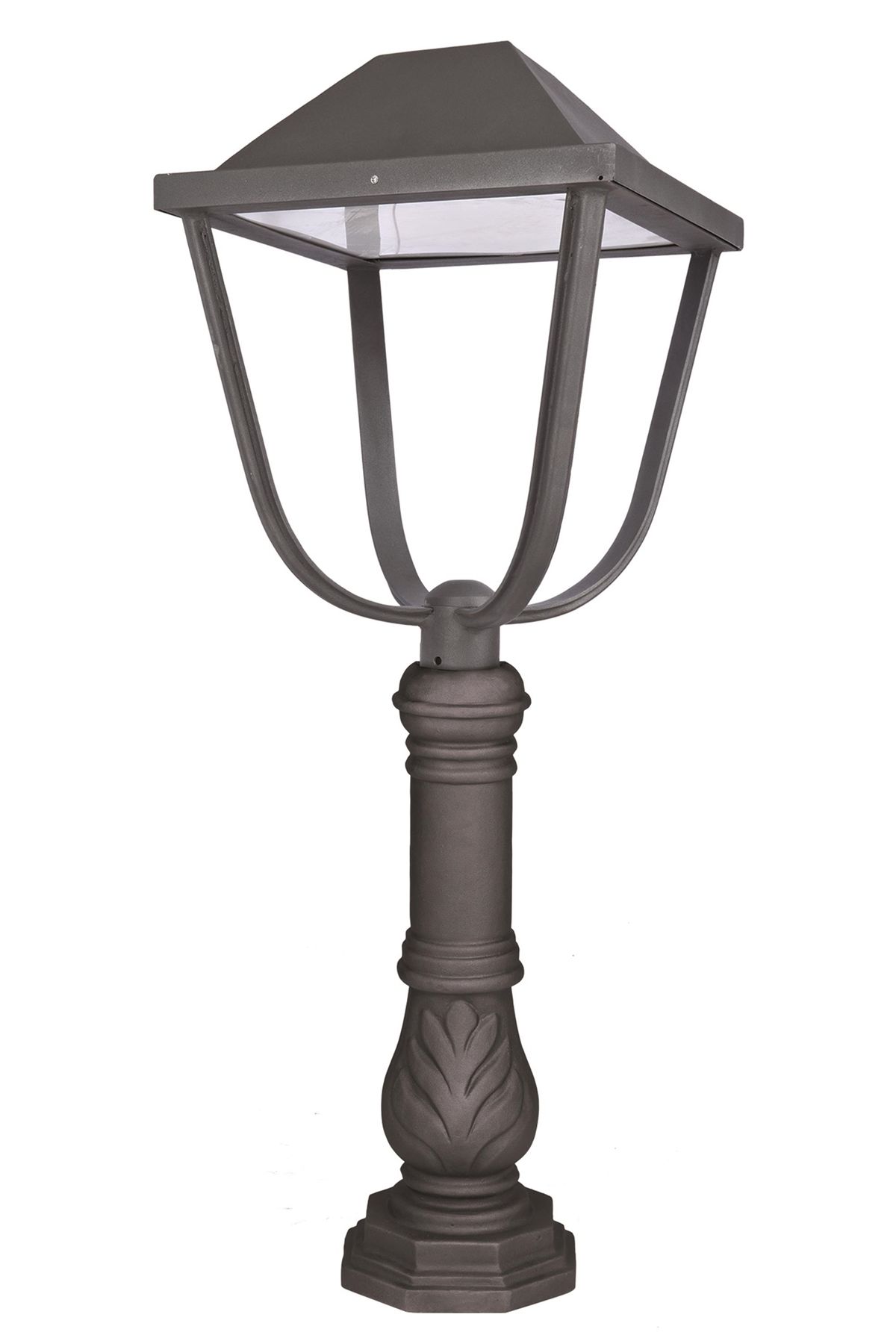 Bahçe Set Üstü Aydınlatma LED 16W 50cm Çelik Boru Siyah Dorbien-BSU-68216-BSY-LED