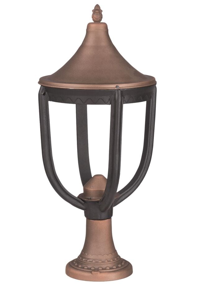 Bahçe Set Üstü Aydınlatma LED 16W 30cm Çelik Boru Siyah Dorbien-BSU-68218-BSY-LED-K