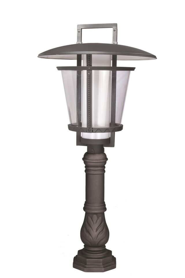 Bahçe Set Üstü Aydınlatma LED 16W 60cm Çelik Boru Siyah Dorbien-BSU-68223-BSY-LED