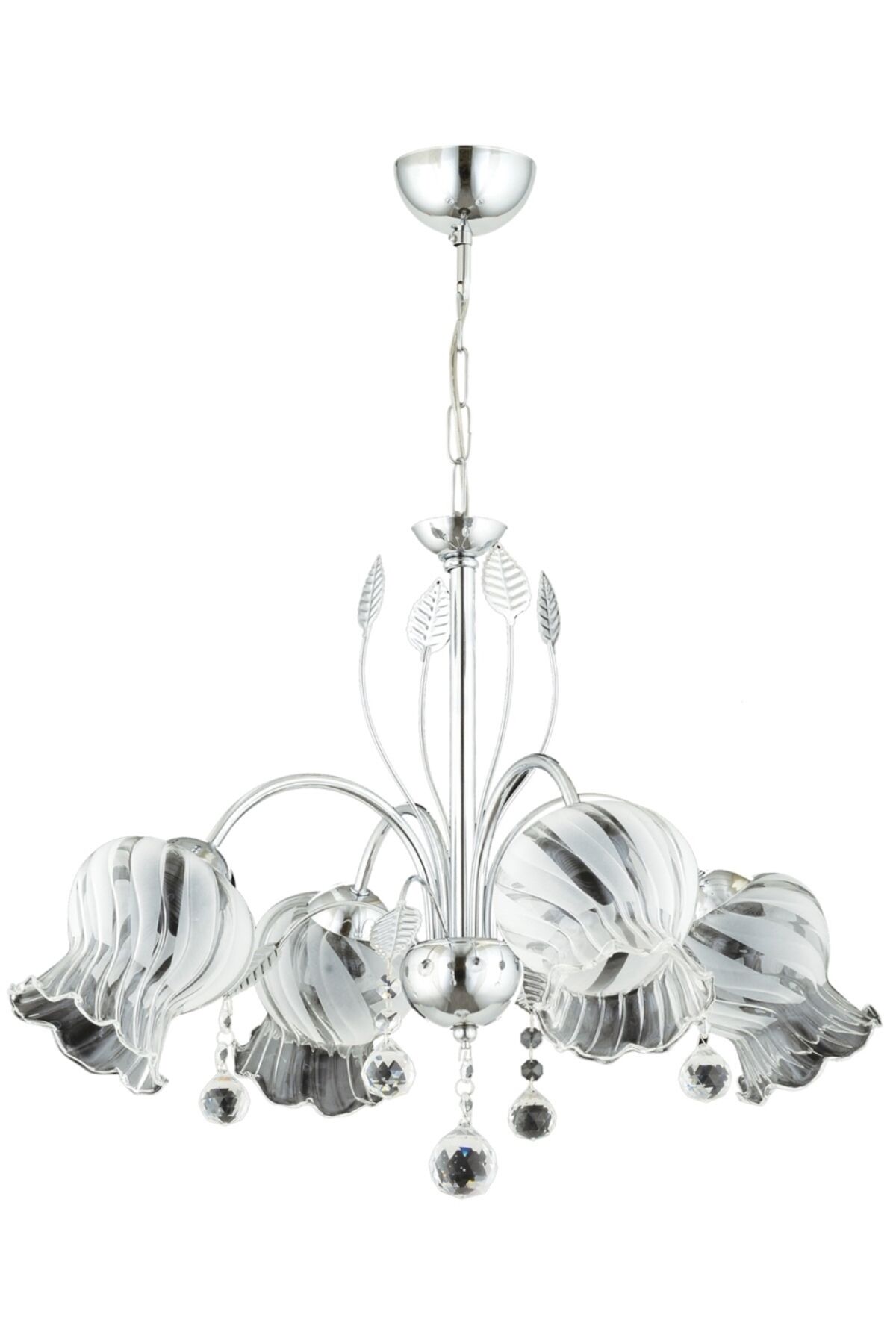 Sırma Modern Avize E27 48W 56cm Metal Krom Dorbien-AV-65236-4K