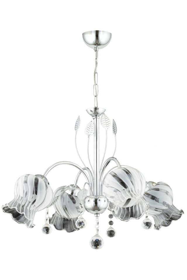 Sırma Modern Avize E27 48W 56cm Metal Krom Dorbien-AV-65236-4K