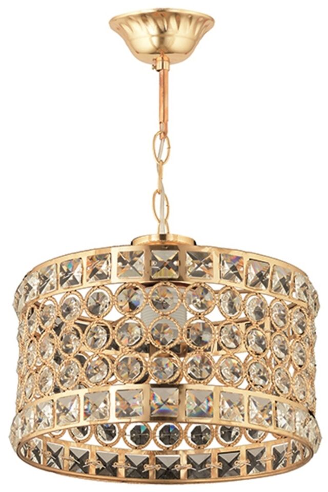 Göz Klasik Avize E27 36W 25cm Metal Sarı Dorbien-AV-65240-3S
