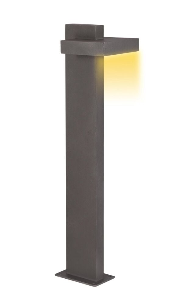 Bahçe Set Üstü Aydınlatma LED 6W 15x5cm Alüminyum Profil Siyah Dorbien-BSU-68264-BSY-B