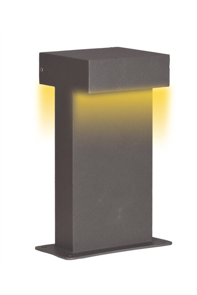 Bahçe Set Üstü Aydınlatma LED 3W 15x5cm Alüminyum Profil Siyah Dorbien-BSU-68264-BSY-K