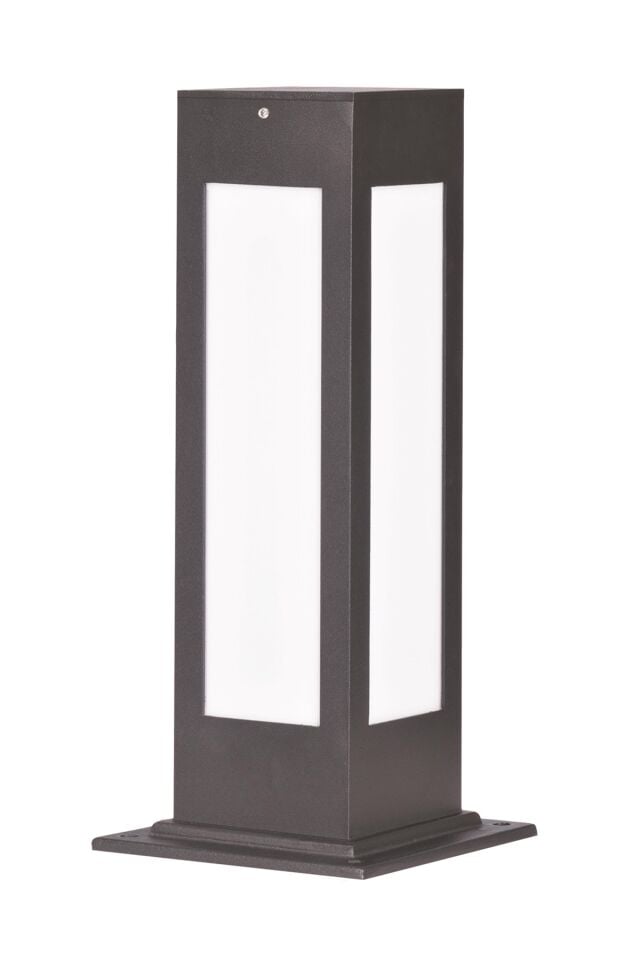 Bahçe Set Üstü Aydınlatma LED 12W 12x12cm Alüminyum Profil Siyah Dorbien-BSU-68265-BSY-M1-K