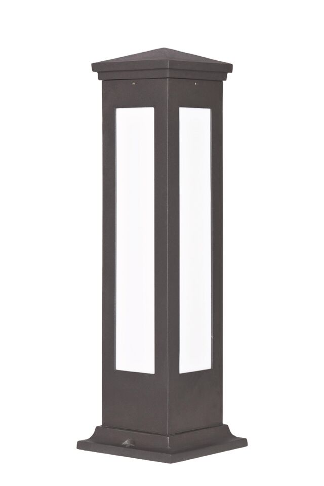 Bahçe Set Üstü Aydınlatma LED 12W 15x15cm Alüminyum Profil Siyah Dorbien-BSU-68265-BSY-M2-K