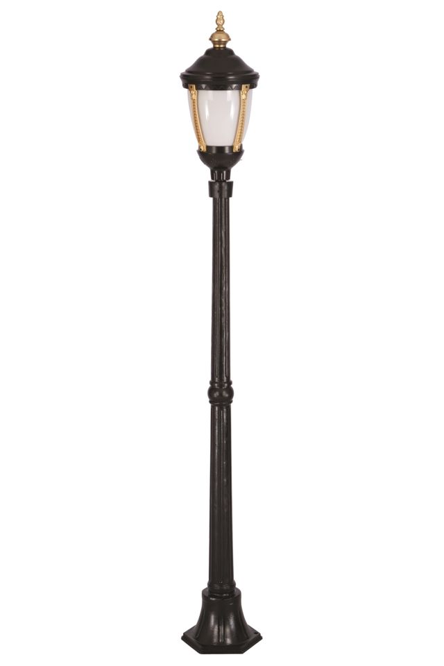 Bahçe Direkleri E27 12W 30cm Alüminyum Sarı/Siyah Dorbien-BDR-68003-SOP