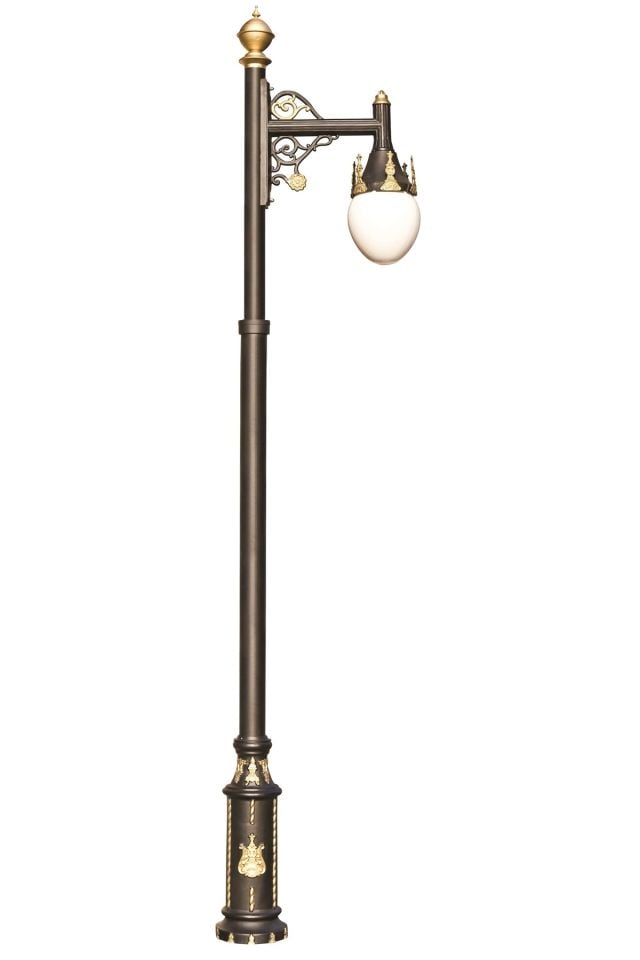 Bahçe Direkleri E27 12W 60cm Alüminyum Sarı/Yeşil Dorbien-BDR-68010-1BSY
