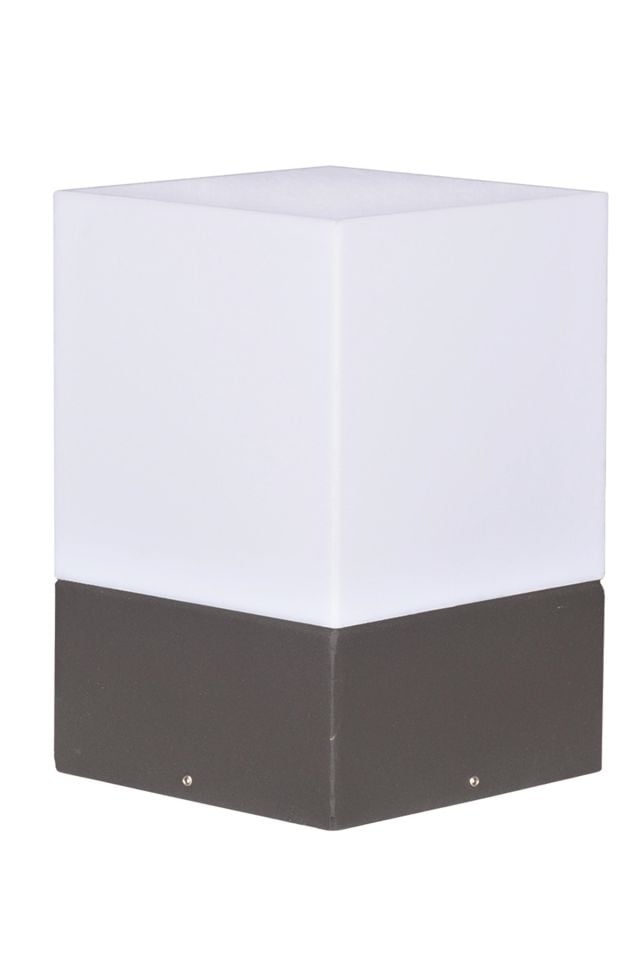 Bahçe Set Üstü Aydınlatma E27 12W 20x20cm Metal Siyah Dorbien-BSU-68268-BSY-M1