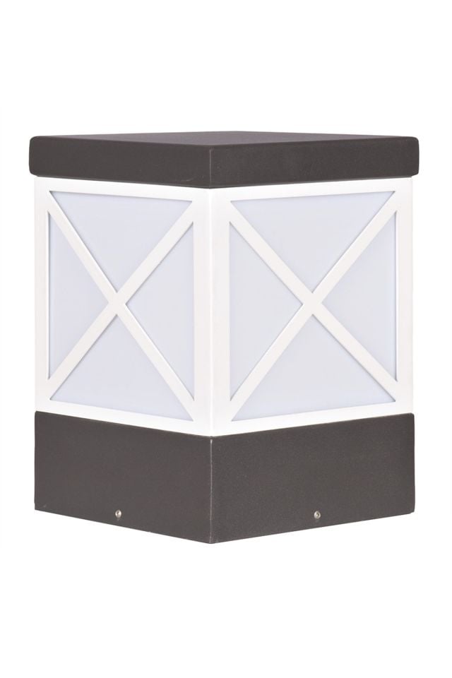Bahçe Set Üstü Aydınlatma E27 12W 22x22cm Metal Siyah Dorbien-BSU-68268-BSY-M5