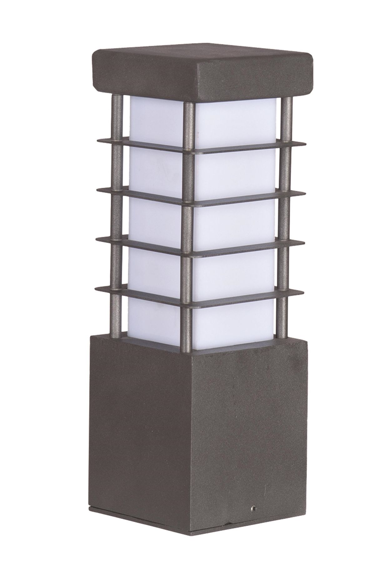 Bahçe Set Üstü Aydınlatma E27 12W 14x14cm Metal Siyah Dorbien-BSU-68270-BSY-M1