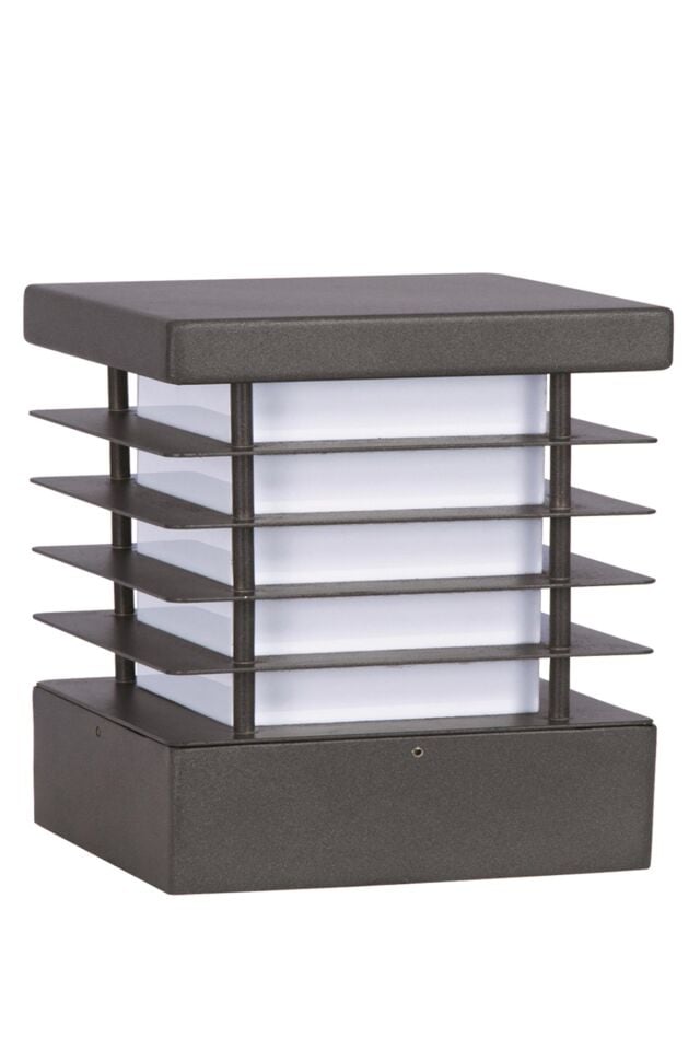 Bahçe Set Üstü Aydınlatma E27 12W 30x30cm Metal Siyah Dorbien-BSU-68270-BSY-M3