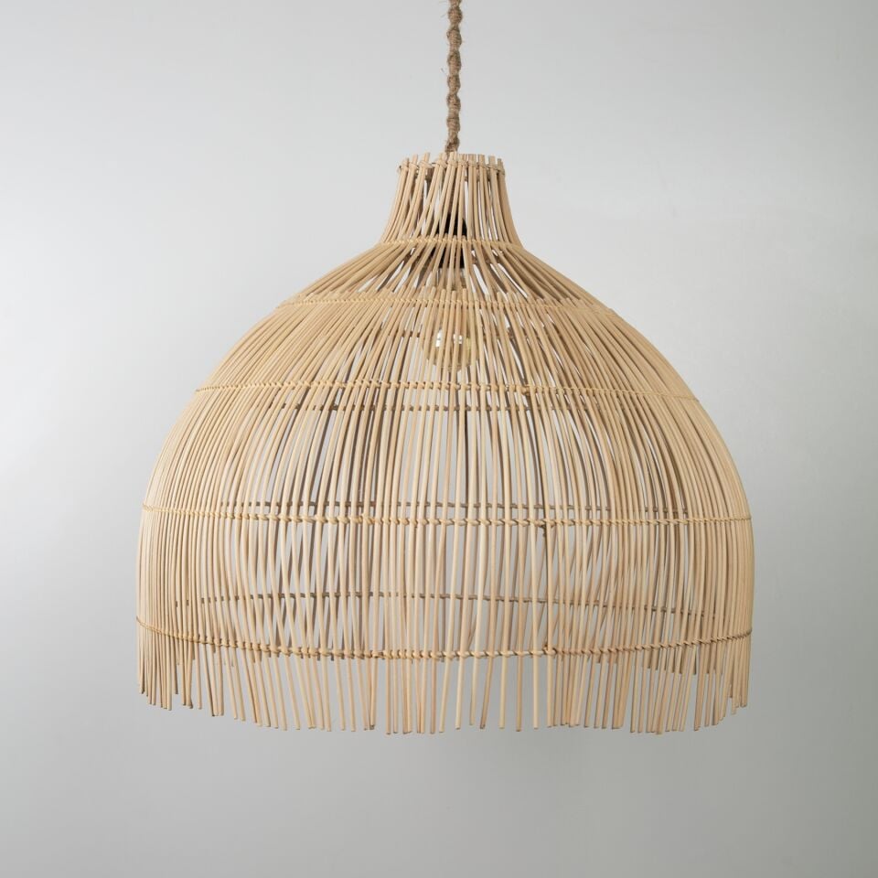 Madlen Modern Avize E27 12W 60cm Rattan Doğal Dorbien-SLB-8001-XL