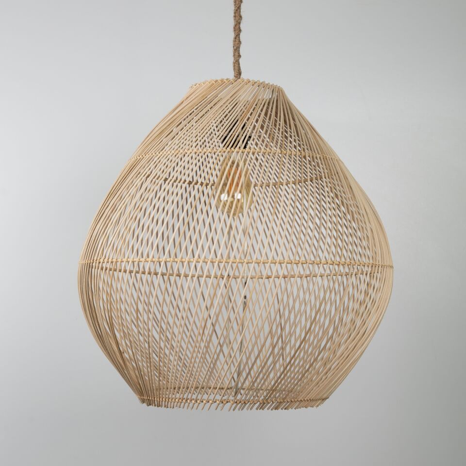 Gaia Modern Avize E27 12W 50cm Rattan Doğal Dorbien-SLB-8002