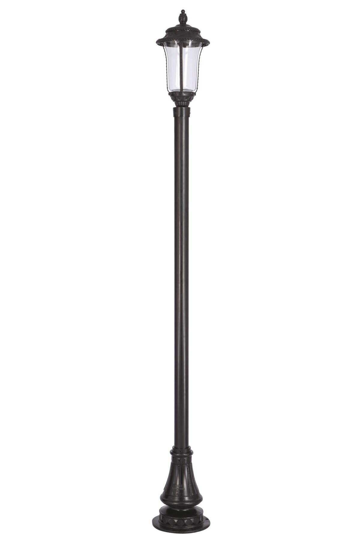 Bahçe Direkleri E27 12W 30cm Alüminyum Siyah Dorbien-BDR-68028-BSY