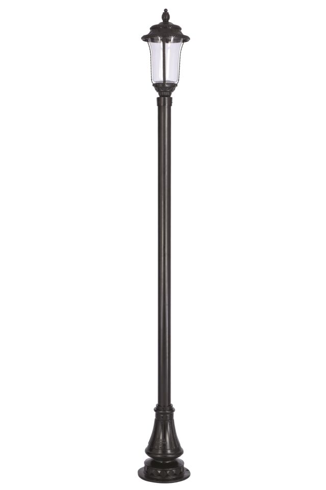 Bahçe Direkleri E27 12W 30cm Alüminyum Siyah Dorbien-BDR-68028-BSY