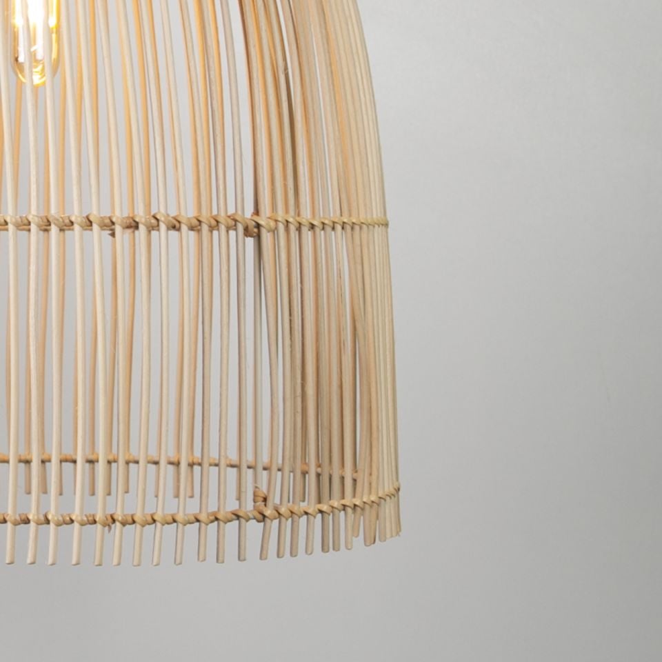 Case Modern Avize E27 12W 40cm Rattan Doğal Dorbien-SLB-8003