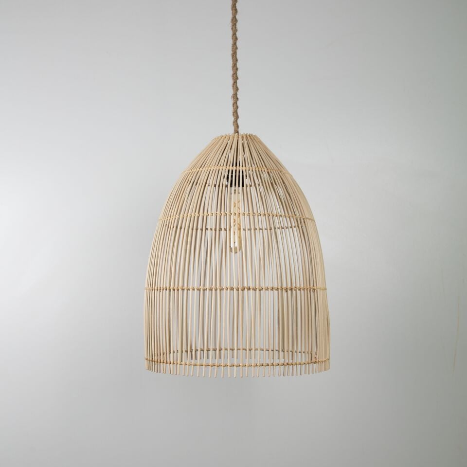 Case Modern Avize E27 12W 40cm Rattan Doğal Dorbien-SLB-8003