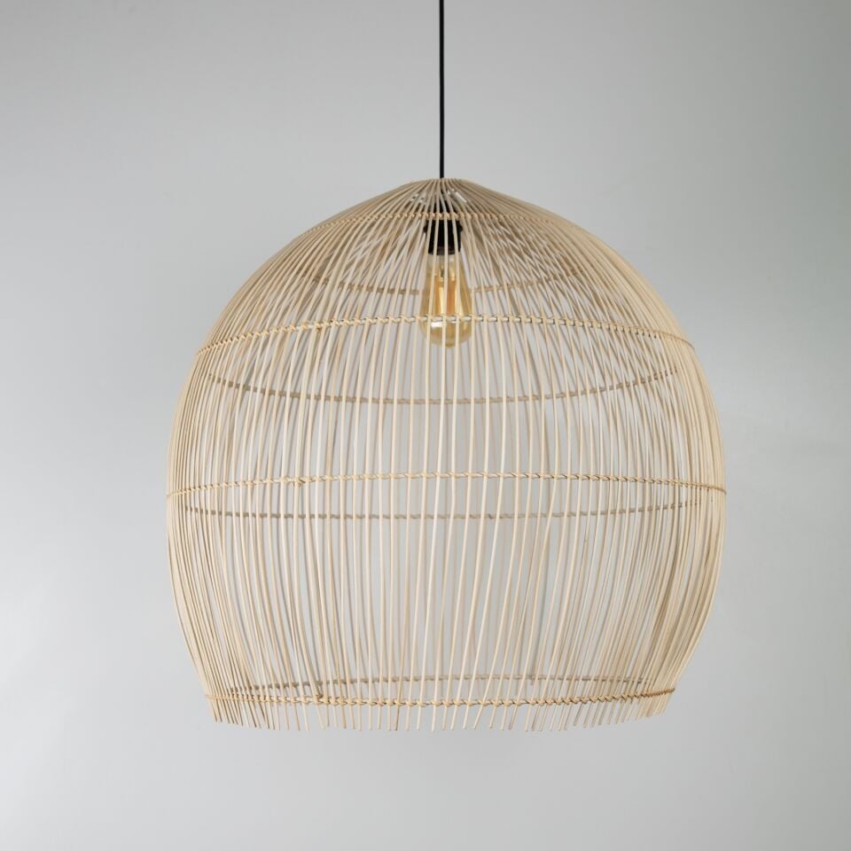 Asel Modern Avize E27 12W 60cm Rattan Doğal Dorbien-SLB-8004