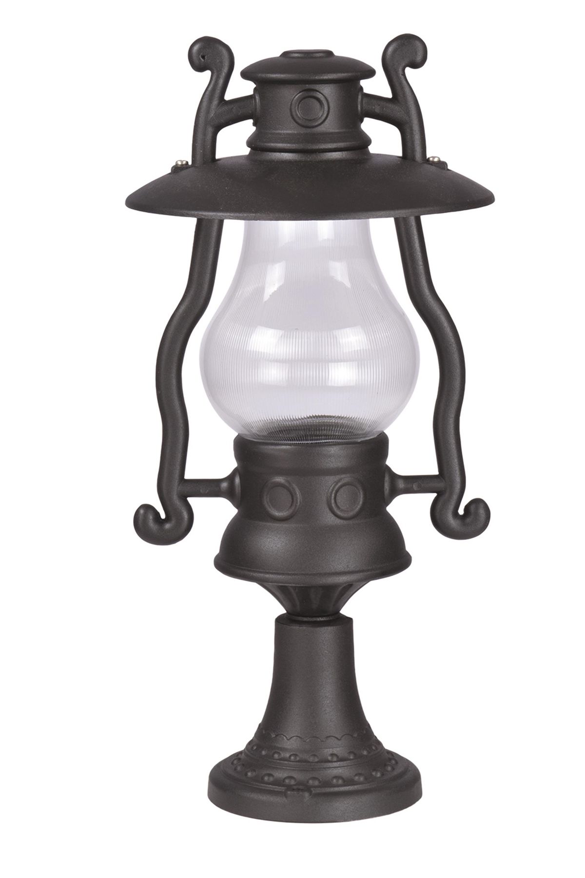 Bahçe Set Üstü Aydınlatma E27 12W 30cm Çelik Boru Siyah Dorbien-BSU-68274-BSY-K