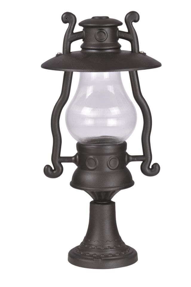 Bahçe Set Üstü Aydınlatma E27 12W 30cm Çelik Boru Siyah Dorbien-BSU-68274-BSY-K