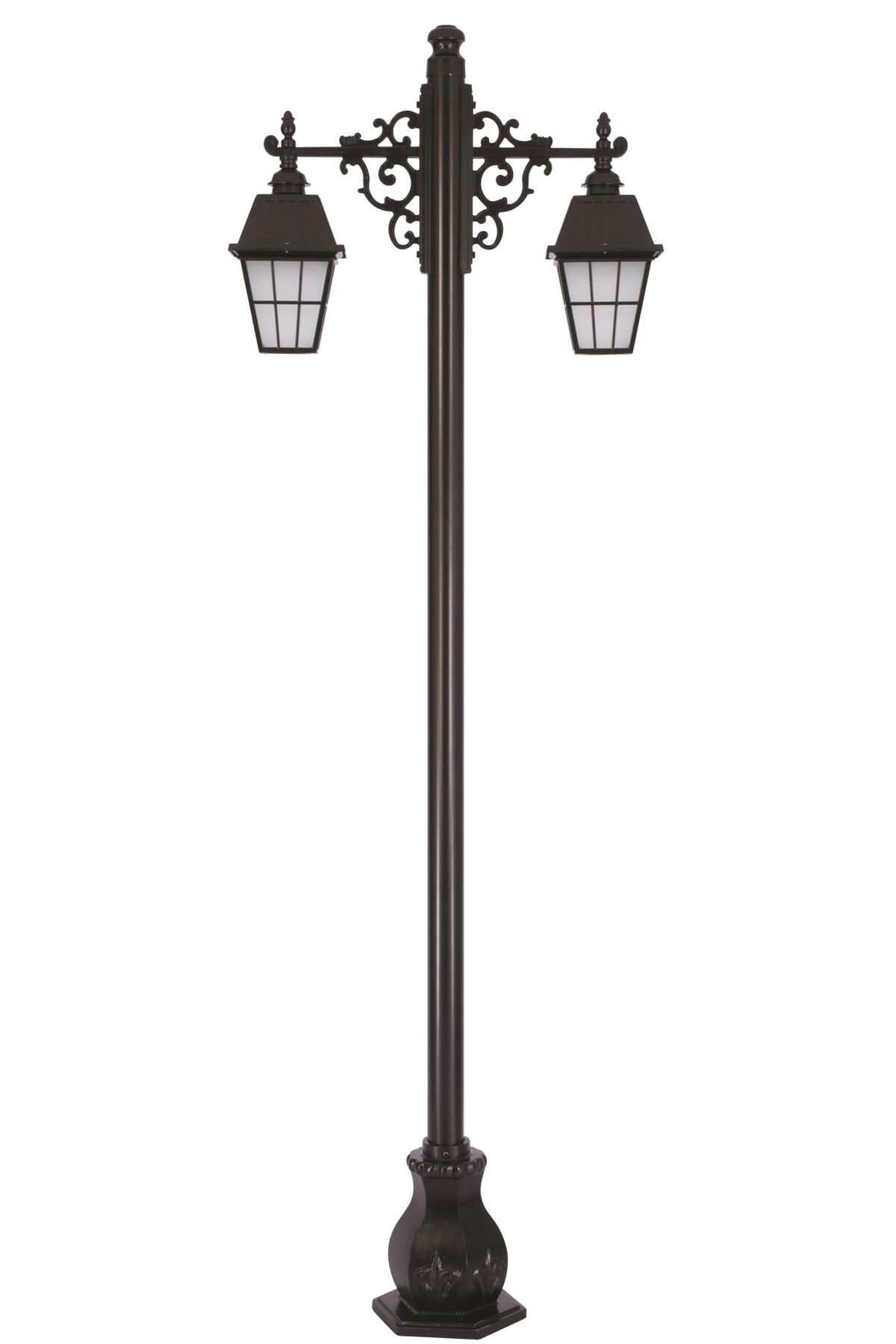 Bahçe Direkleri E27 24W 90x23cm Alüminyum Siyah Dorbien-BDR-68034-2BSY-OP