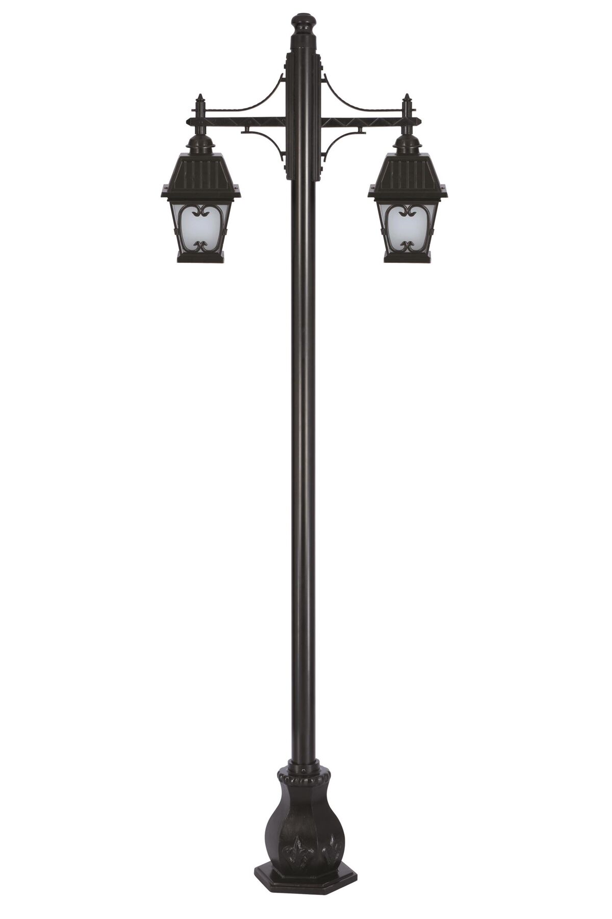 Bahçe Direkleri E27 24W 90x23cm Alüminyum Siyah Dorbien-BDR-68040-2BSY-M2-OP
