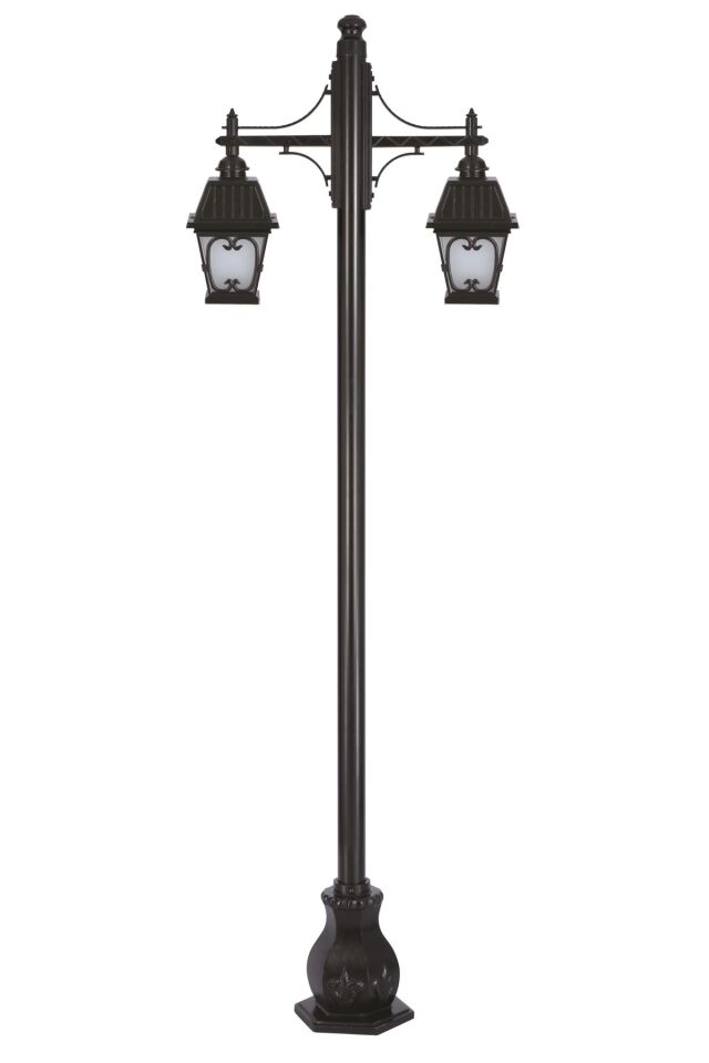 Bahçe Direkleri E27 24W 90x23cm Alüminyum Siyah Dorbien-BDR-68040-2BSY-M2-OP