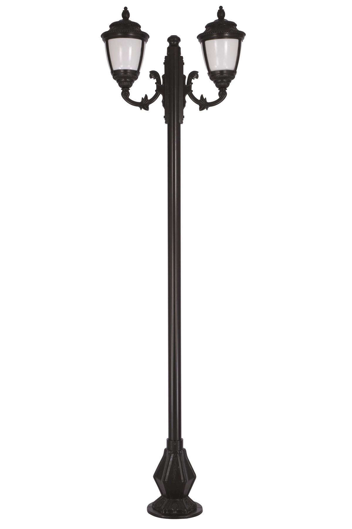 Bahçe Direkleri E27 24W 95x28cm Alüminyum Siyah Dorbien-BDR-68042-2BSY-M1-OP