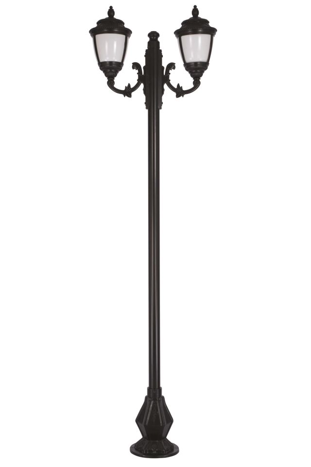 Bahçe Direkleri E27 24W 95x28cm Alüminyum Siyah Dorbien-BDR-68042-2BSY-M1-OP