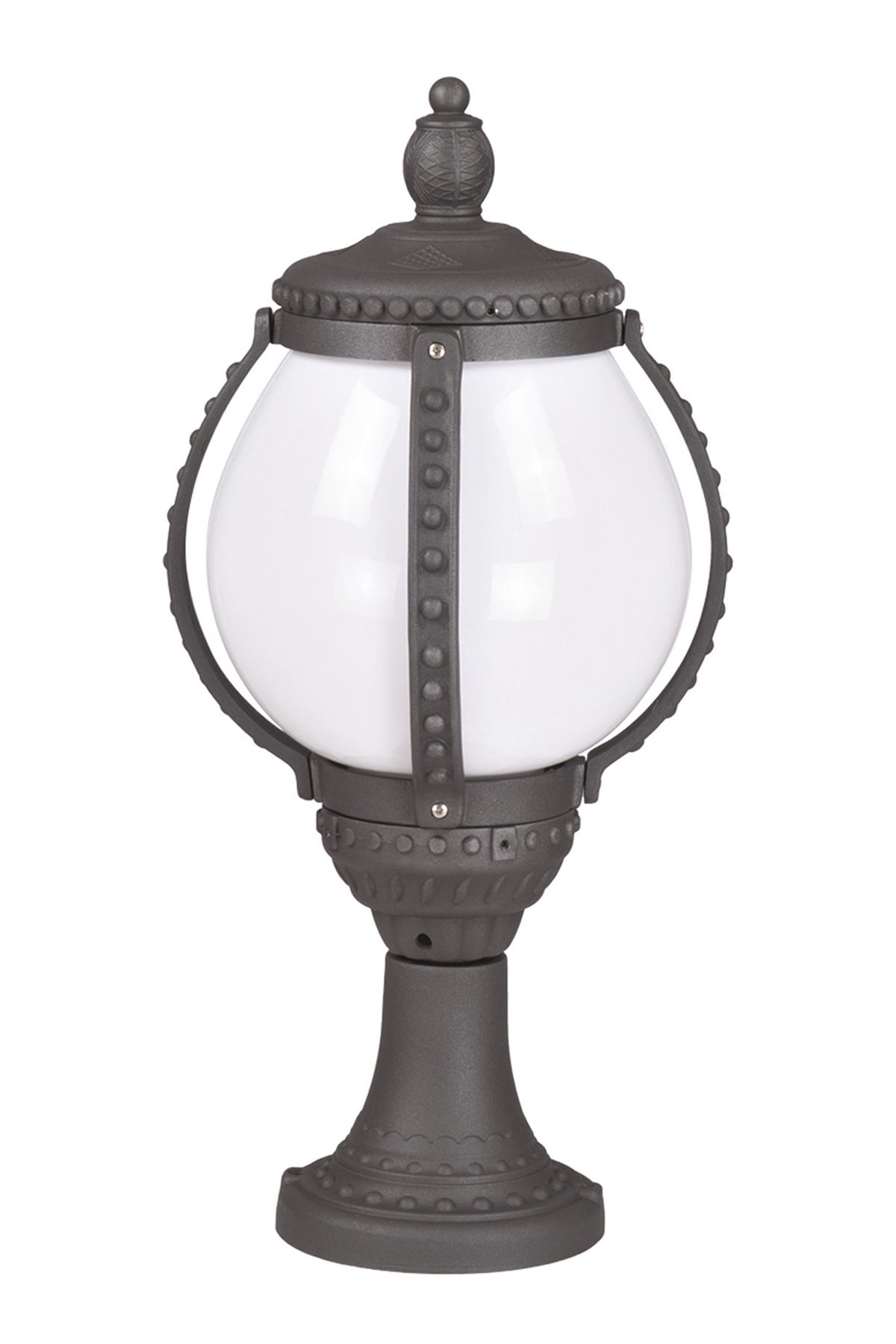 Bahçe Set Üstü Aydınlatma E27 12W 30cm Alüminyum Siyah Dorbien-BSU-68282-BSY-K