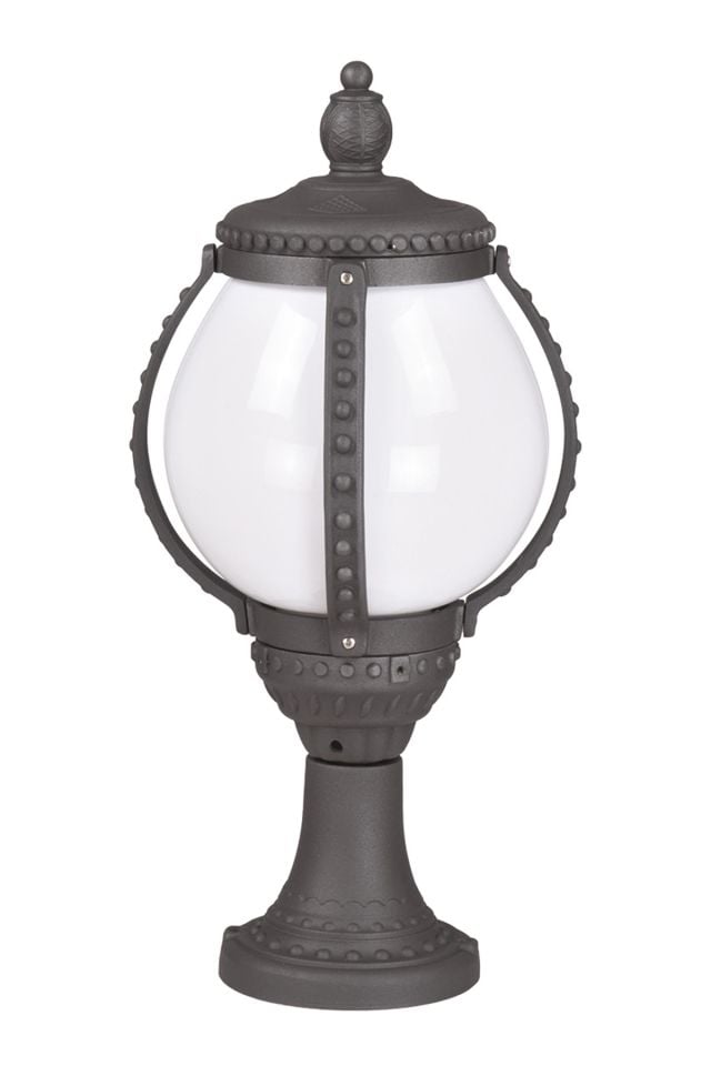 Bahçe Set Üstü Aydınlatma E27 12W 30cm Alüminyum Siyah Dorbien-BSU-68282-BSY-K