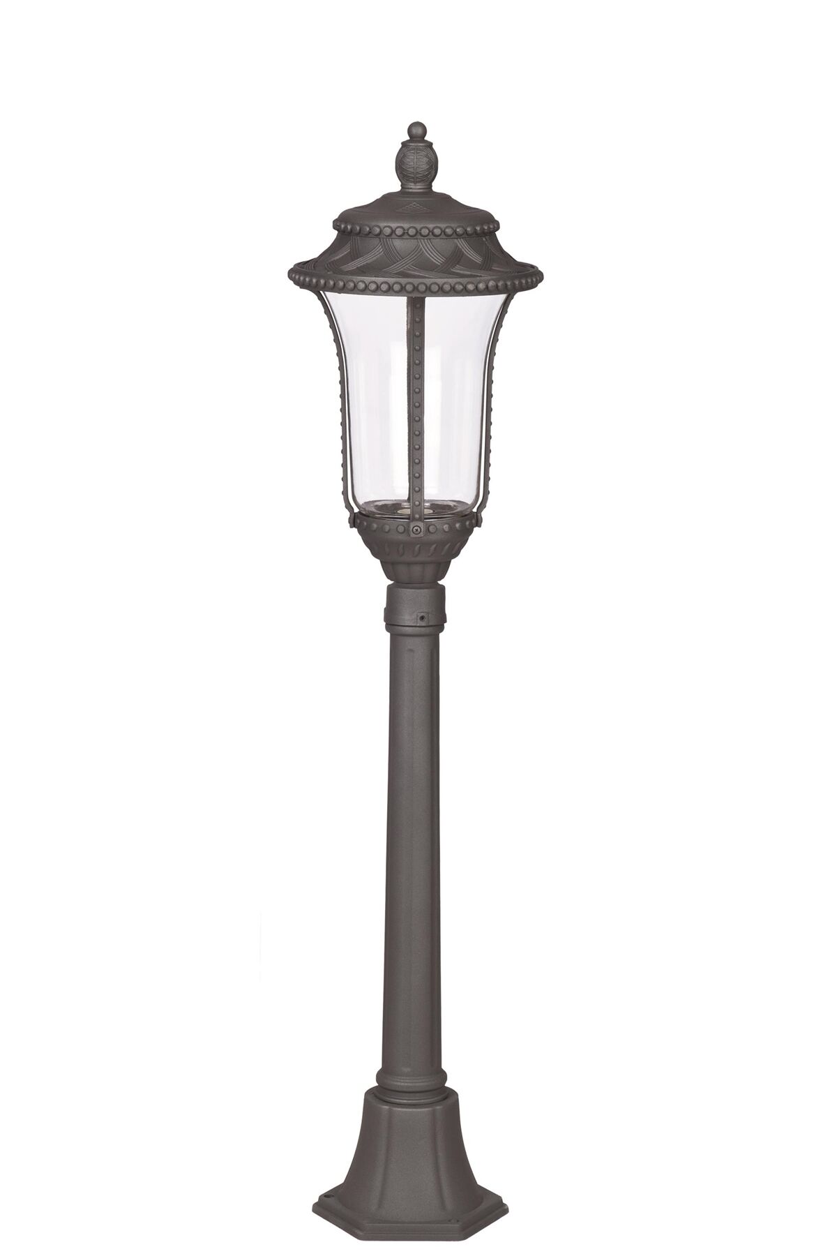 Bahçe Set Üstü Aydınlatma E27 12W 28cm Çelik Boru Siyah Dorbien-BSU-68284-BSY-B
