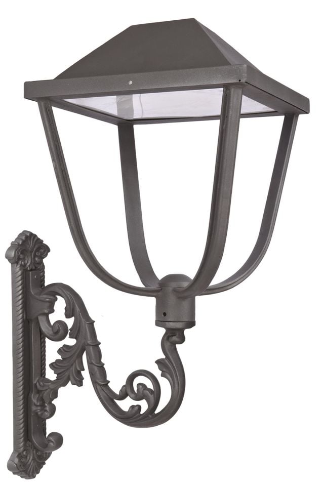 Bahçe Aplik LED 16W 60cm Çelik Boru Siyah Dorbien-BAP-68216-BSY-LED