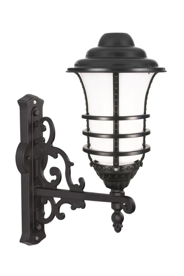 Bahçe Aplik E27 12W 28cm Alüminyum Siyah Dorbien-BAP-68276-BSY