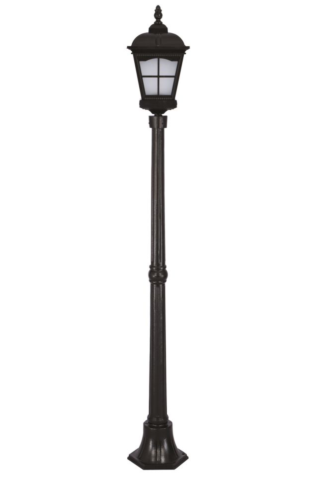 Bahçe Direkleri E27 12W 23cm Alüminyum Siyah Dorbien-BDR-68045-BSY-M1-OP