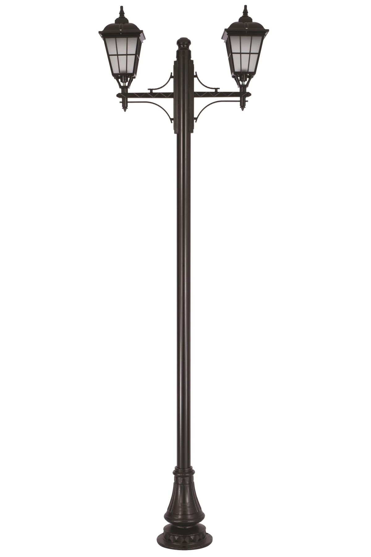 Bahçe Direkleri E27 24W 90x30cm Alüminyum Siyah Dorbien-BDR-68046-2BSY-M2-OP