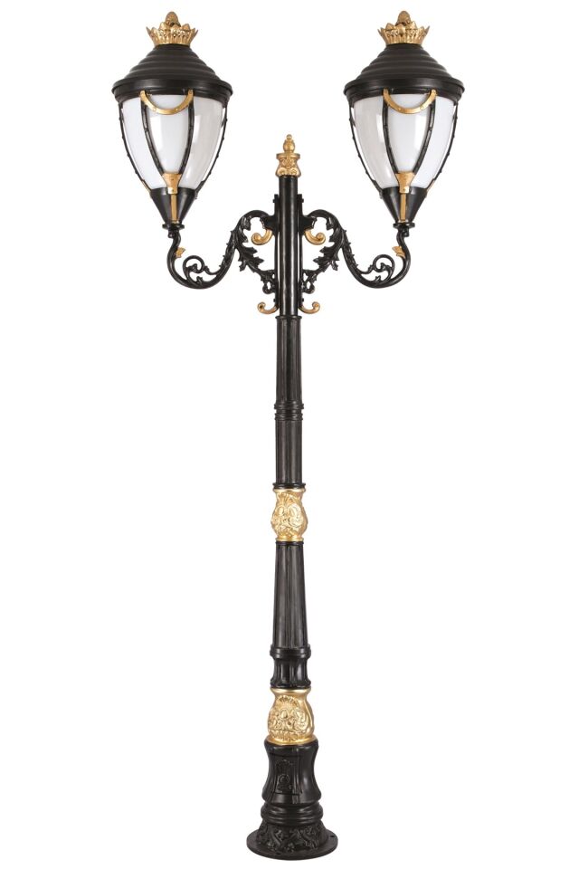 Bahçe Direkleri E27 24W 110cm Alüminyum Sarı/Siyah Dorbien-BDR-68001-2SOP
