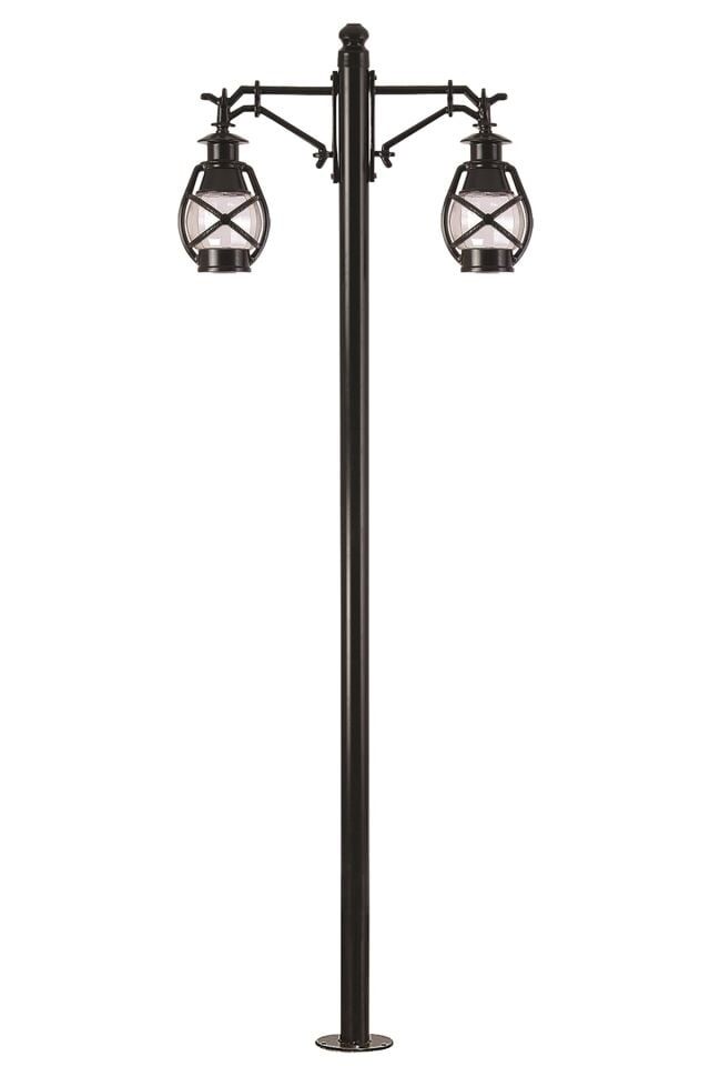 Bahçe Direkleri E27 24W 70x22cm Alüminyum Siyah Dorbien-BDR-68048-2BSY-M3-OP