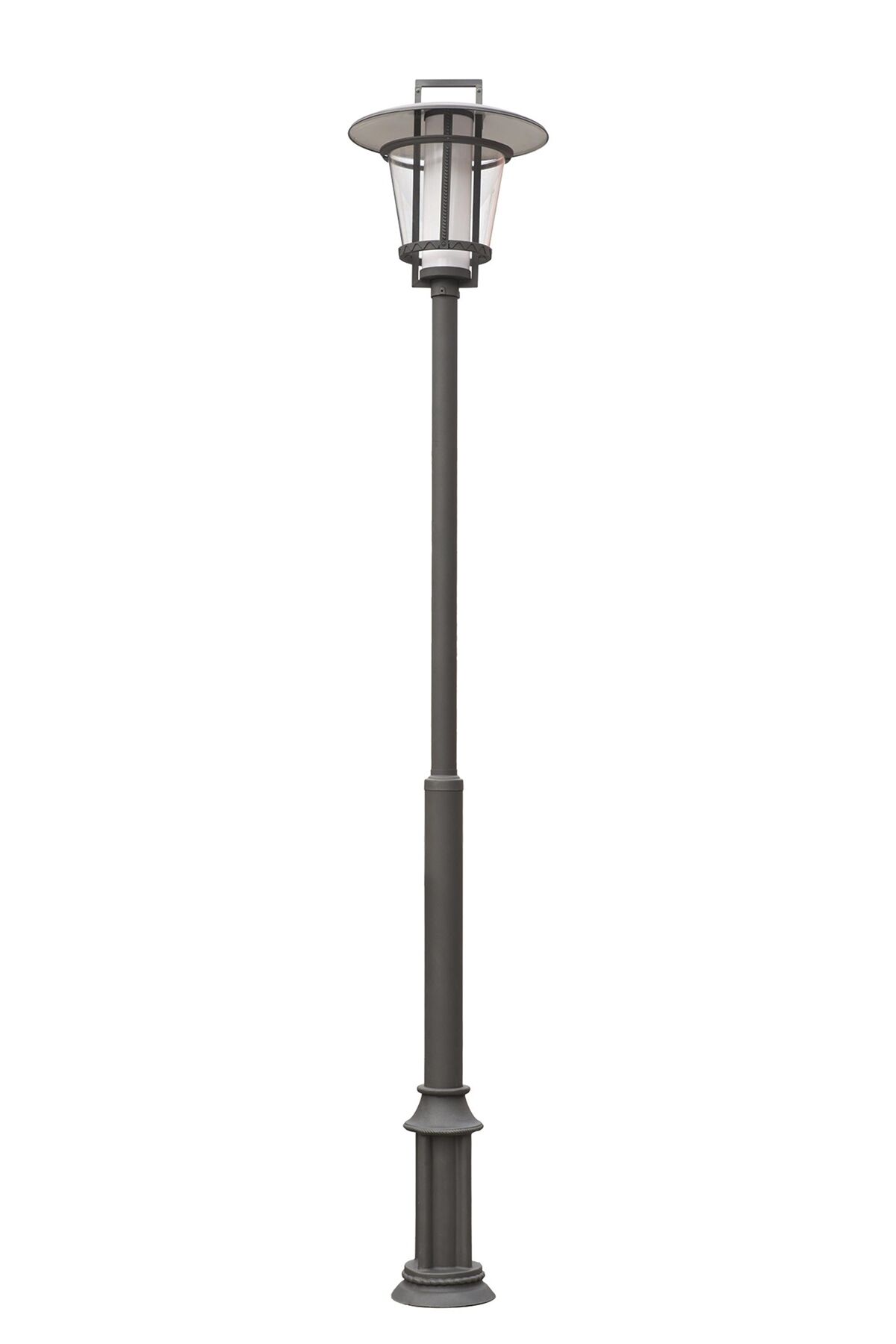 Bahçe Direkleri LED 25W 60cm Çelik Boru Siyah Dorbien-BDR-68223-BSY-M1-LED