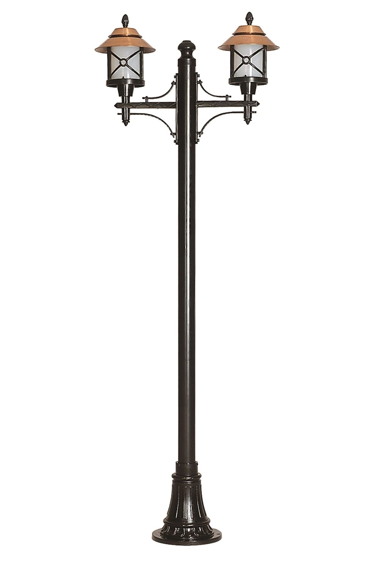 Bahçe Direkleri E27 24W 90x30cm Alüminyum Kahverengi/Siyah Dorbien-BDR-68049-2BKR-M1-OP