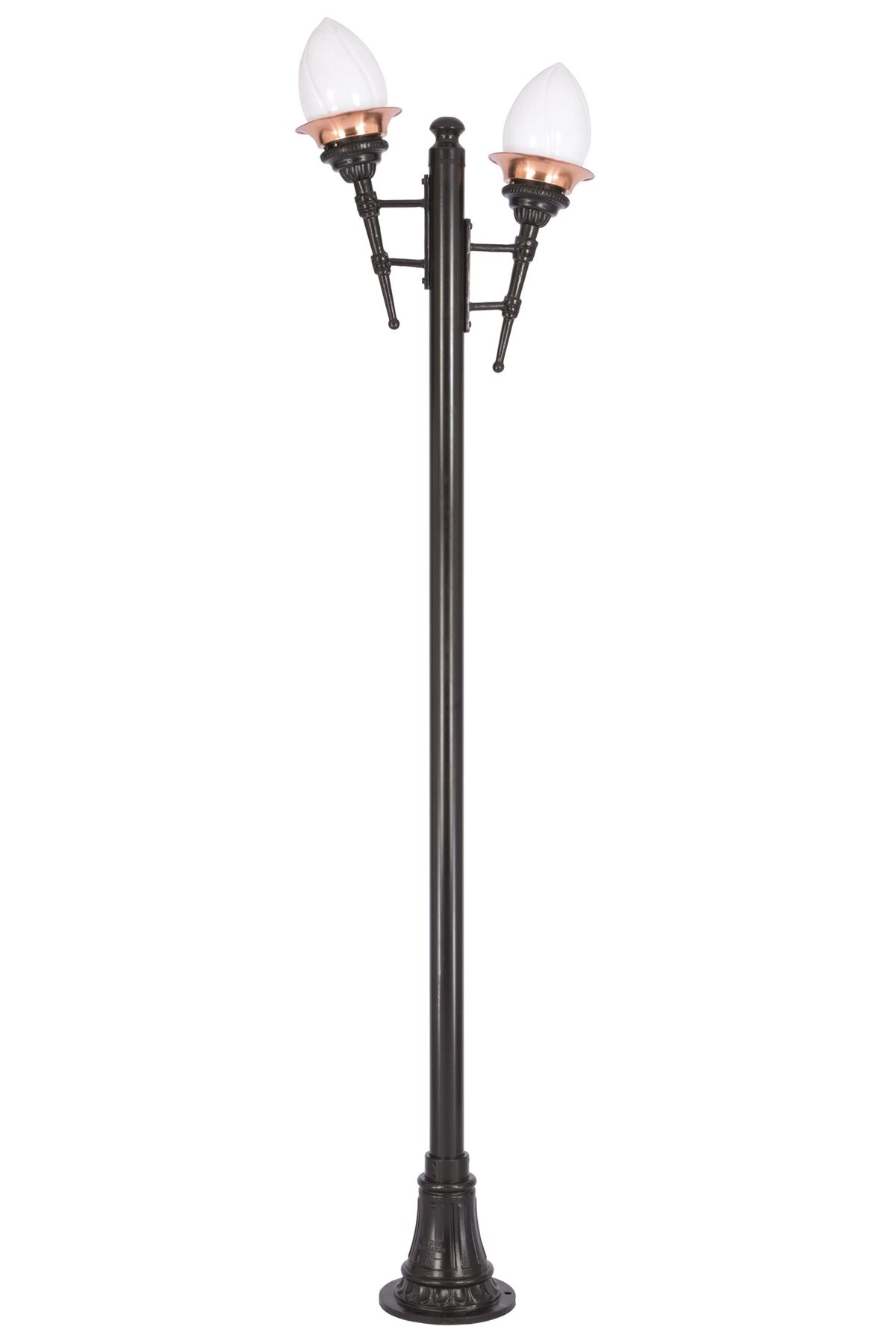 Bahçe Direkleri E27 12W 65x30cm Alüminyum Sarı/Siyah Dorbien-BDR-68050-2BSY-OP