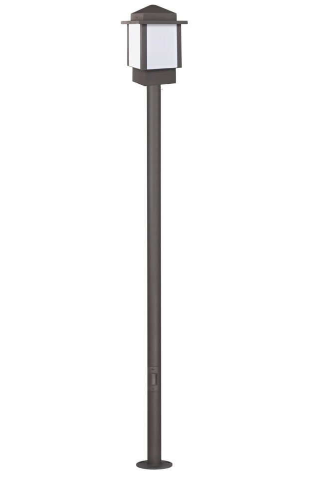 Bahçe Direkleri E27 12W 30cm Çelik Boru Siyah Dorbien-BDR-68272-BSY-M2