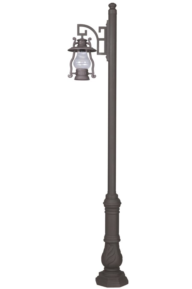 Bahçe Direkleri E27 12W 50cm Çelik Boru Siyah Dorbien-BDR-68274-BSY-M1