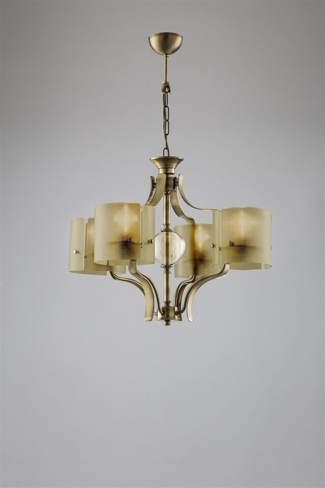 Leyla Modern Avize E27 48W 60cm Metal Eskitme Avonni-AV-1613-4E